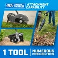 HART 40Volt Cordless Attachment Capable 15inch String Trimmer Kit, (1