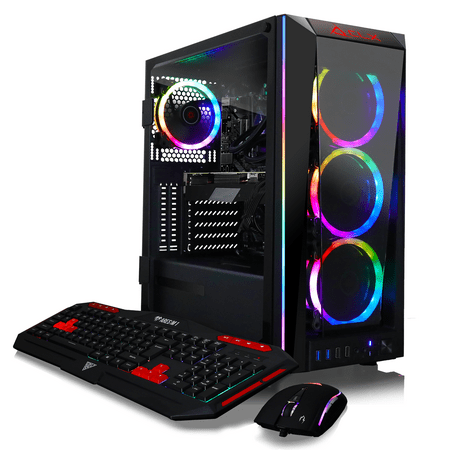 CLX - SET Gaming Desktop - Intel Core i9 10900KF - 16GB Memory - NVIDIA GeForce RTX 3070 - 480GB SSD + 2TB HDD - Black