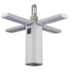 thumbnail image 2 of Faro plegable de camping LED para tienda de campaña con gancho | Iluminación plástica portátil multifuncional | Blanco | 19x3,7cm | Recargable USB, Senderismo, Uso de emergencia, 2 of 7