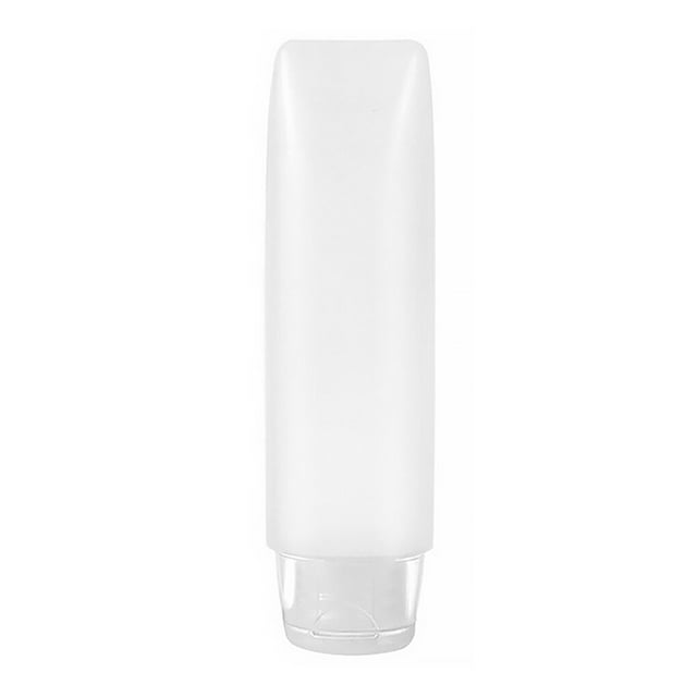 facefd Travel Squeeze Bottle Shower Gel Toothpaste Container Refillable Leakproof Pocket Squeezable Dispenser Tube Accessories 50ML Clear