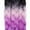 black/pink/purple/blue, variant on SEGO Ombre Jumbo Braiding Hair Extensions Colored Hair Weave Synthetic Crochet Twist Box Braid Hair Black/Pink/Blue/Purple Fake Hair Extension for Women