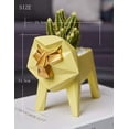 thumbnail image 2 of Arte León macetero estatua artes regalo estatuilla resina escultura decoración 15 cm, 2 of 5