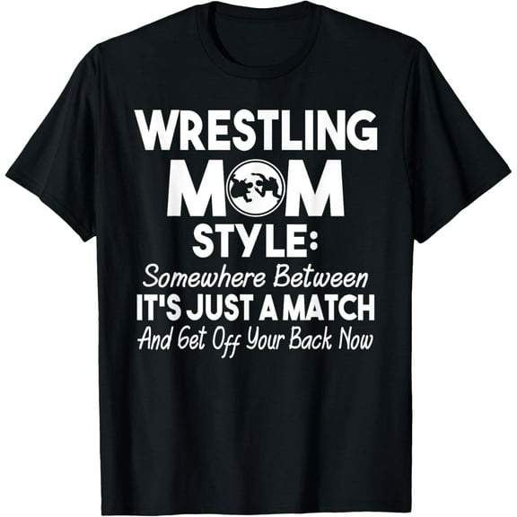 Wrestling Mom Style Funny Gift For Mom T-Shirt mens t shirt,black,women,funny,misfits,men,journey