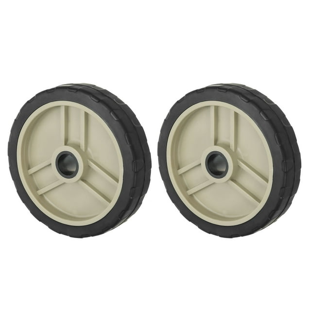 Unique Bargains 5" Air Compressor Wheel, Universal Air Compressor Replacement Part with 0.6" Hole, Beige