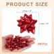 thumbnail image 2 of Uxcell 100 paquetes de pequeños lazos de regalo en forma de estrella, lazos autoadhesivos para bodas, fiestas de cumpleaños y vacaciones en rojo, 2 of 6