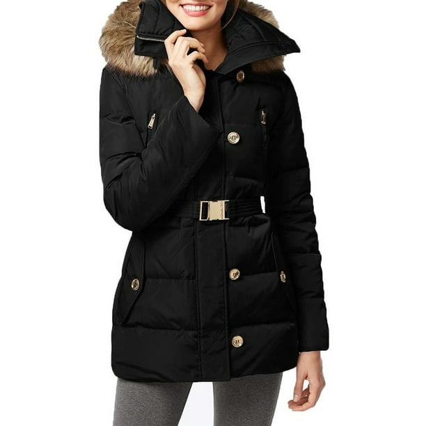 Michael Kors Women's Down Coat with Zip-Out Hood 