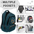 thumbnail image 5 of Aplkyhs 4 Piece School Backpack Set with Lunch Box Pencil Case Bottle Sleeve for Girls Boys Large Capacity Lunch Bag for Teens Elementary Middle School Excavator Print, 5 of 7