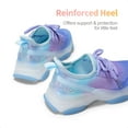 thumbnail image 3 of BURUDANI Girls Slip-On Sneakers Lightweight Walking Shoes with Sparkle Upper & Jelly Sole for Kids, 3 of 6