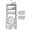 Black With 2 Basket, variant on 3-Tier Over The Toilet Storage, Space Saver Metal Bathroom Shelves, Freestanding Above Over Toilet Storage Shelf with 4 Hooks for Bathroom, Black