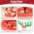 thumbnail image 6 of KANCOKIT Christmas Inflatable Reindeer Antler Ring Toss Game, Family Indoor Outdoor Christmas Party Games, Fun Xmas Gifts, 6 of 8