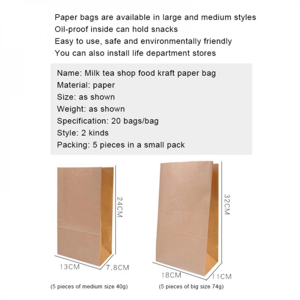 Brown Paper Bag Size Chart informacionpublica.svet.gob.gt