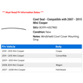 thumbnail image 2 of Cowl Seal - Compatible with 2007 - 2015 Mini Cooper 2008 2009 2010 2011 2012 2013 2014, 2 of 2