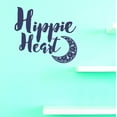 thumbnail image 1 of Custom Decals Hippie Heart Wall Art Size: 18 X 18 Inches Color: As Seen, 1 of 1