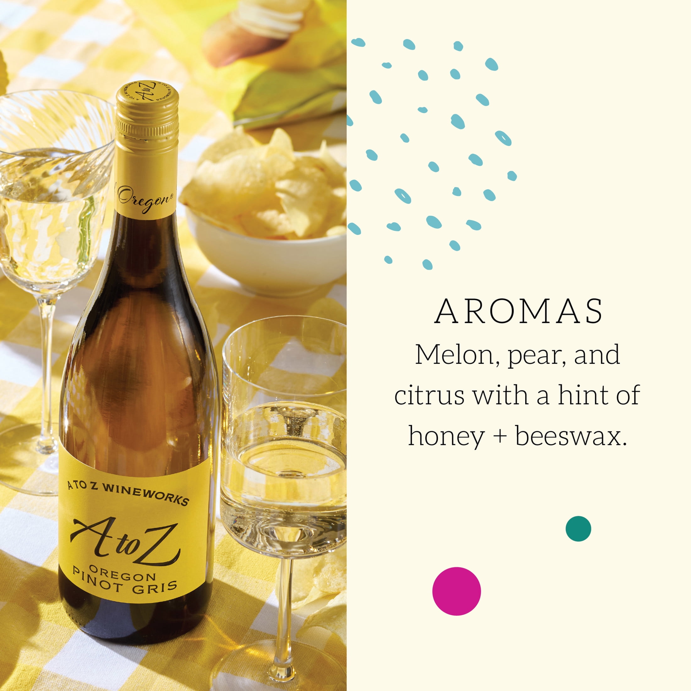 A to Z Wineworks, White Wine, 750 ml, Oregon Pinot Gris - Walmart.com