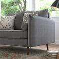 thumbnail image 5 of Flash Furniture Evie Living Room Loveseat, Stone Gray Fabric, 5 of 12