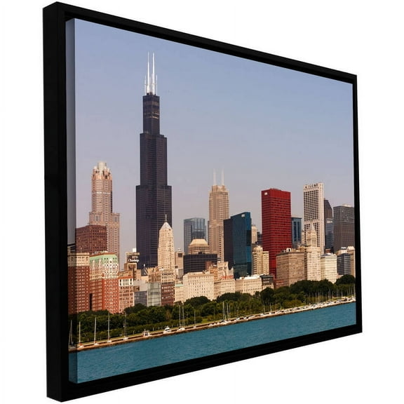 Cody York "Chicago" Floater-Framed Gallery-Wrapped Canvas