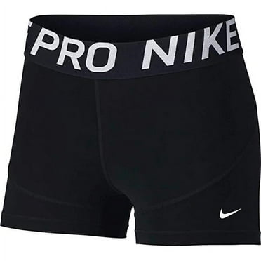Nike CZ6493-010-M Nike PRO Womens Shorts Black SIZE MEDIUM 3&apos; INSEAM TIGHT FIT SPANDEX