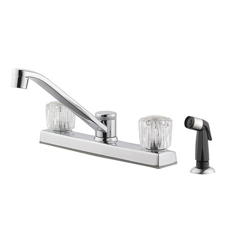 Design House 545996 Millbridge 2 Handle Kitchen Faucet With Side