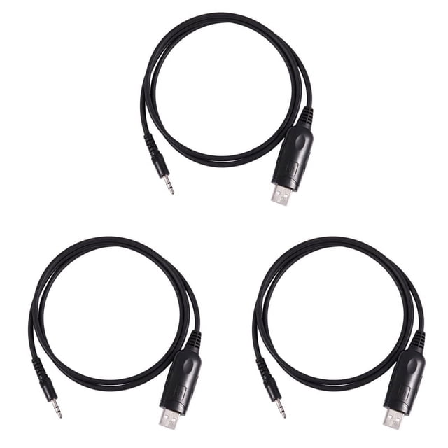 Cable de programación USB de 3,5 mm para OPC-478U, ICOM, IC-F11, IC-F11S, IC-2200H y IC-2720H.