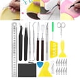thumbnail image 1 of Juego de 25 uds de herramientas para Deshierbe BLESIY herramientas básicas para modedor herramientas de construcción de Hobby Deshierbe de vinilo artesanal, 1 of 8