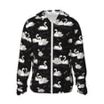 thumbnail image 1 of Fotbe Swan And Dragonflies Chaqueta con Protección Solar UPF 50+ para Hombre y Mujer, Camisa con Capucha y Bolsillos-Small, 1 of 7