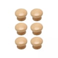 thumbnail image 1 of GUOOL 10xDrawer Tire Poignées Commode Meubles Garde-Robe Salle de Bain Armoire en Bois Boutons 6Pcs Convexe Rond, 1 of 9