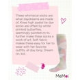 thumbnail image 7 of MeMoi Pastel Butterfly Knee High Sock - Girls - Female, 4, Multi, 7 of 7