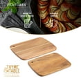 Thyme & Table Acacia Wood Cutting Board, 2 Piece Set
