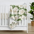 thumbnail image 2 of Sweet Jojo Designs Watercolor Magnolia Green and Ivory Baby Security Blanket, 2 of 5