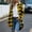 Yellow women plaid shacket a1, variant on BRELIL Women Fall Long Sleeve Plaid Shacket Casual Button Down Oversized Shirt Winter Outfit, Yellow M