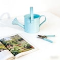 thumbnail image 6 of Blue Watering Can Metal Pot with Sprinkler Head - Vintage Style Waterer, Garden Decor, Thickened Metal Water Pot with Anti-Rust Coating for Indoor Outdoor Greenery, Gardens and Balcony Display, 6 of 6
