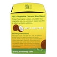 thumbnail image 4 of Aloha Bay - Coconut Wax Tea Lights in Cups Unscented Cream - 12 Pack, 4 of 4