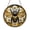 Acrylic 3.5 Inch, variant on Honeycomb Bee Window Decor in Stained Glass Style – Art