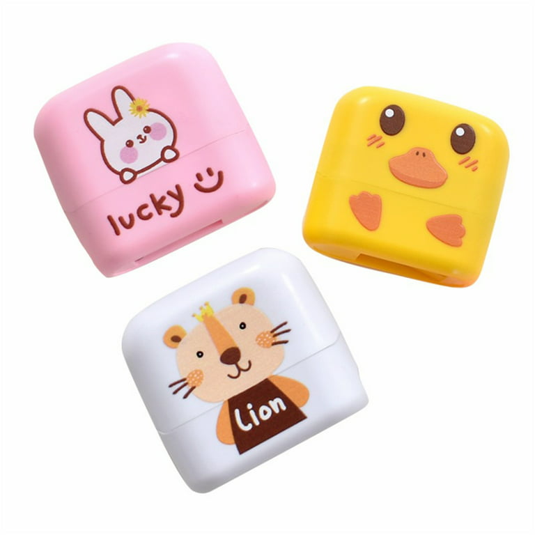 Baocc Name Stamp for Clothing Name Stamp for Clothing Name Stamp Personalized Stamp for Kids Cloths Fabric Stamper for Clothes Pencil Sharpener,Office
