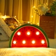 thumbnail image 4 of Innovadora fruta forma animal LED luz decoración noche lámpara decoración del hogar regalo sandía, 4 of 8