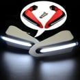 thumbnail image 2 of 1 par de protectores de manos para motocicletas, protectores de manos LED a prueba de viento, anticolisión, flexibles rojo kusrkot Manoplas, 2 of 8