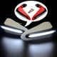 thumbnail image 2 of 1 par de protectores de manos LED para motocicletas, resistentes al viento y con absorción de impactos, de rápida instalación. rojo, 2 of 8