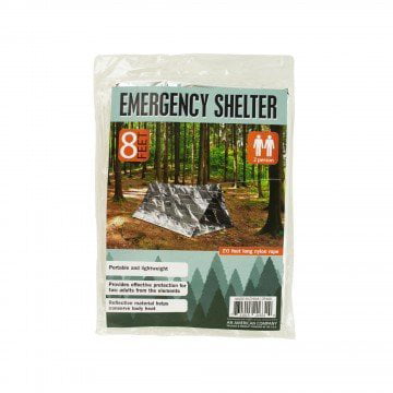 Outdoor Emergency Shelter Reflective 2 Person Tube Tent Blanket Camping Survival Portable Dwelling Mylar Thermal Tent/Raincoat/Sleeping Bag,Bug Out Bag, Camping, Hiking, Auto,Outdoors (Best Bug Out Shelter)