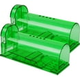 thumbnail image 1 of Trampa para ratas para uso en interiores y exteriores, no tóxica, no eléctrica, con mecanismo de activación sensible, diseño ventilado para una captura y liberación seguras, paquete de 2, 1 of 6