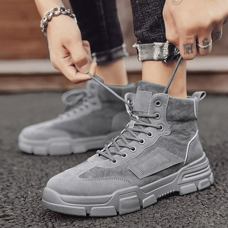 

Boots Men Snow Breathable Men s Winter Boots Platform Shoes Man Hiking Shoes Men Lightweight Footwear Work Shoes
