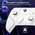 thumbnail image 2 of Turtle Beach Victrix Pro BFG Reloaded Wireless Modular Gaming Controller for Xbox Series X|S, Xbox One, & Windows PC; Bluetooth, Fightpad Module, Hall-Effect Thumbsticks/Triggers - White, 2 of 16