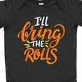 thumbnail image 4 of Inktastic Thanksgiving I'll Bring the Rolls in Orange Boys or Girls Baby Bodysuit, 4 of 5