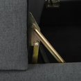 thumbnail image 3 of Causeuse Restonic - Design Moderne avec Bois Durable et 100 % Polyester, 3 of 12