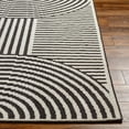 thumbnail image 6 of Hauteloom Deron Hallway, Kitchen Machine Washable Runner Rug - Contemporary - Black, Off White - 2'7" x 7'2", 6 of 8