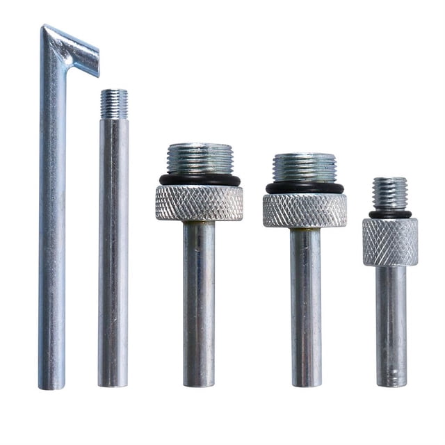 Herramienta De Reparación De Intercambio De Aceite De Transmisión De Coche, Conector Inferior De Cisterna De Coche De Acero, Conector De Dispensador De Combustible Cromado Para Coche Para Audi 5 Uds. Yuarrent VI004669-00
