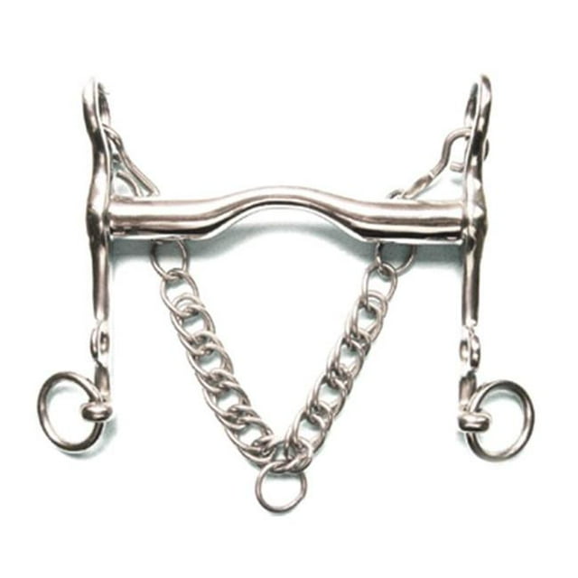 Jacks 20118-5 Stainless Steel Low Port Weymouth Bit - 5 in.
