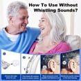 thumbnail image 5 of Rechargeable Hearing Aids for Seniors with Noise Cancelling,Hearing Loss Hearing Amplifiers,Digital Hearing Aid,Sound amplifier with Volume Control,Sliver, 5 of 8