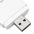 thumbnail image 2 of Riousery USB Mobile WiFi Hotspot Support 10 Devices Multi Protection Plug and Play 4G LTE Portable WiFi Router with Micro Card Slot Applicable to Asia Africa Middle East (White), 2 of 9