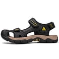 thumbnail image 2 of LASUDRAA Mens Closed Toe Outdoor Sandals Waterproof Hiking Sandals with Adjustable Straps Non Slip Summer Beach Shoes, 2 of 8
