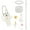 White, variant on SDFGTstore Cup Enhancement Set Portable Decorative Charm for Added Protections and Styles